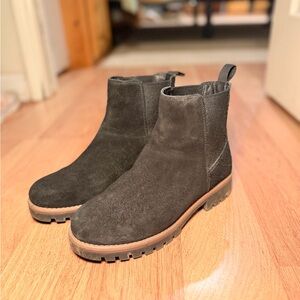 Crown Vintage Black Ankle Boots